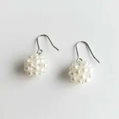 【パールピアス】豪華おまけ付き（パールリング4種）