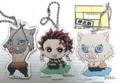 鬼滅の刃　アクリルキーホルダー　3個セット