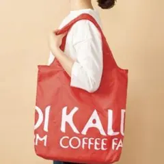 KALDI エコバッグ　ロゴトートバッグ　お買い物袋　ノベルティバック