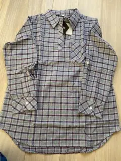 起毛　チェック　シャツ