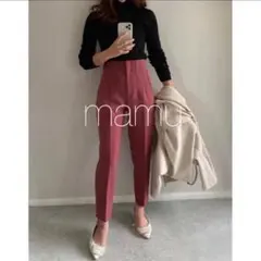 ZARA ハイウエスト　テーパードパンツ　xs