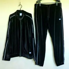 PROCLUB　プロクラブ　ベロア　ジャージ　セットアップ　ブラック　2XL