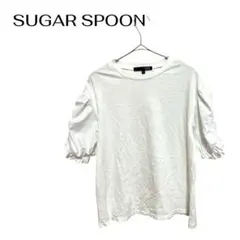 B0742SUGAR SPOON半袖ブラウスパフスリーブシンプルデートのサムネイル