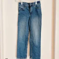 H＆Mストレートデニム US 12-13A ライトブルー 海外古着 キッズ150