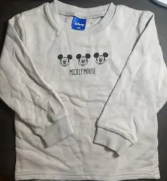 Disney ミッキーマウス 裏毛トレーナー 100