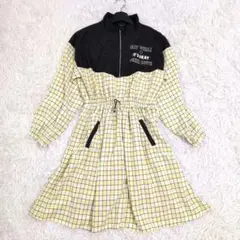 美品✨️ジェニーラブ レディース ワンピース 長袖 Aライン フレア 160cm