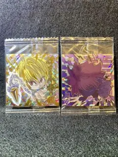HUNTER×HUNTER ウエハースシール クラピカ キルア 【2枚セット】