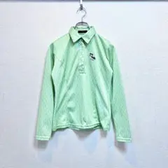 efficase エフィカス 総柄 長袖シャツ ゴルフ レディース S