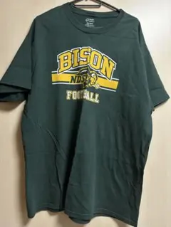 NDSU BISON カレッジロゴ Tシャツ グリーン