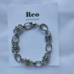 №1861シルバーデザインチェーンブレスレット