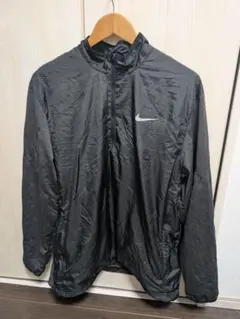 美品　nike golf ナイキ　ゴルフ　レインウェア　セットアップ　ベージュ 美品】ナイキゴルフ レインウェア 上下セット 2WAYジャケット