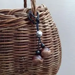 栃の実バッグチャーム　ハンドメイド