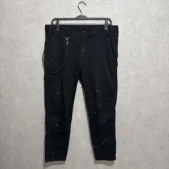 uniform experiment コットンパンツ ブラック サイズ3