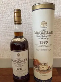 【未開封】古酒　マッカラン18年　1983 シェリーオーク樽　オフィシャルボトル 2025年最新】マッカラン1983の人気アイテム - メルカリ