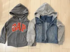 GAP フード付きジャケット 恐竜110cm ２枚セット