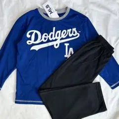 新品2739円 ドジャース 長袖 パジャマ 130 MLB 薄手 春 秋