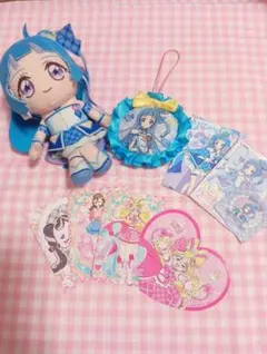 キミとアイドルプリキュア キュアウインク キュアアイドル ぬいぐるみ シール