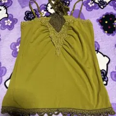 axes femmeホルターネックキャミ　刺繍のサムネイル
