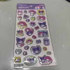 ポップデコパーティー　ラメきらクリスタルシール　サンリオ　クロミ　マイメロディ