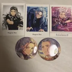 あんスタ 乱凪砂 缶バッジ2個+カード3枚セット