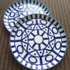 DANSK　ダンスク　アラベスク　ディナー皿　２客　28cmのサムネイル