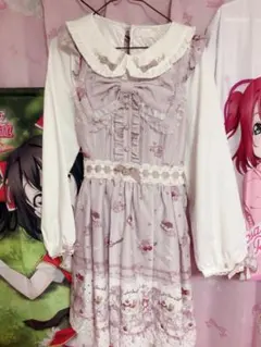 ♥LIZLISA whip bear home cafe柄 ワンピース♥