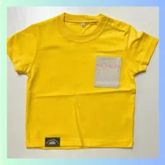 新品　ベビー服　Tシャツ90cm イエロー　黄色　刺繍　キッズ　子供服　トップス