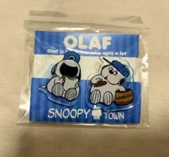 スヌーピー　オラフ　ダイカットアクリルクリップ2個セット