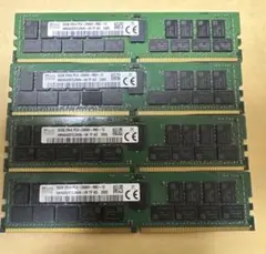 SKHynix PC4-2666V 32GB✖️4枚 サーバ用メモリー - メルカリ