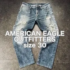 AMERICAN EAGLE OUTFITTERS ダメージジーンズ　クラッシュ