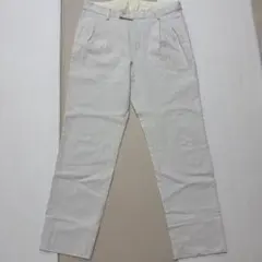 GREEN LABEL RELAXING ストレートパンツ L ホワイト