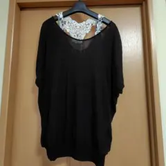 CECILMcBeeブラックオフショルダーチュニック Mサイズ