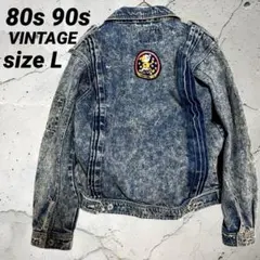 80s 90s vintage wash denim jacket y2k