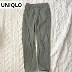 ユニクロ カーキ ゴムウエスト スリムフィット　パンツ　130