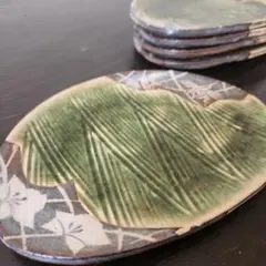 焼き物小皿5枚セット
