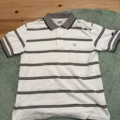 Champion ポロシャツ ボーダー Lサイズ