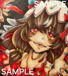 ウマ娘 スティルインラブ ファンアート色紙