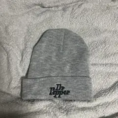 Dr Pepper ニット帽 ビーニー グレー