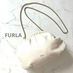 FURLA フルラ　チェーン　ショルダーバッグ　2way 本革