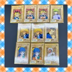 【PSA9】遊戯王　カードダス　キャラクター　8枚セット 遊戯王OCG キャラクターカードセット 8枚 1998年製 バンダイ版