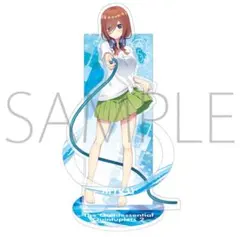 五等分の花嫁∬ 中野三玖 立体アクリルスタンド プール掃除