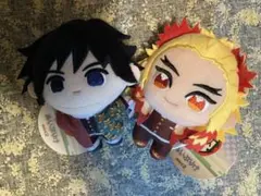 鬼滅の刃ぬいぷりけmini2 冨岡義勇、煉獄杏寿郎2種セット