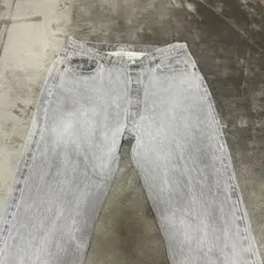 USA製　Levi's 501 先染めブラック 実寸W34L29
