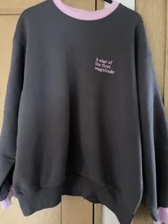 ス*カ様 裏起毛配色トレーナー(mysa closet)新品！Mサイズ