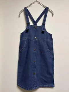 branshes ブランシェス ジャンパースカート ワンピース デニム 130