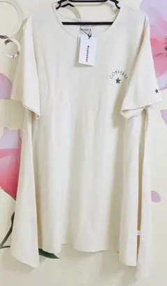 【CONVERSE】テントシルエットＴチュニック【IVORY】