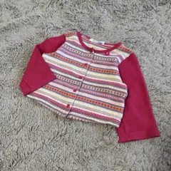 familia カラフル お花柄 カーディガン