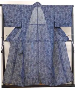 麻・小千谷縮着物・越後縮・麻の葉模様のサムネイル