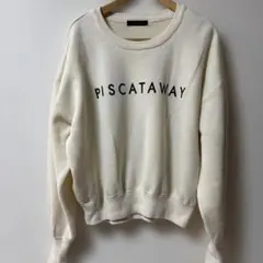 インタープラネット　ロゴ　ニット　セーター　ショート丈