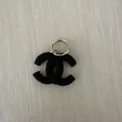 CHANEL ココマーク チャーム ブラック